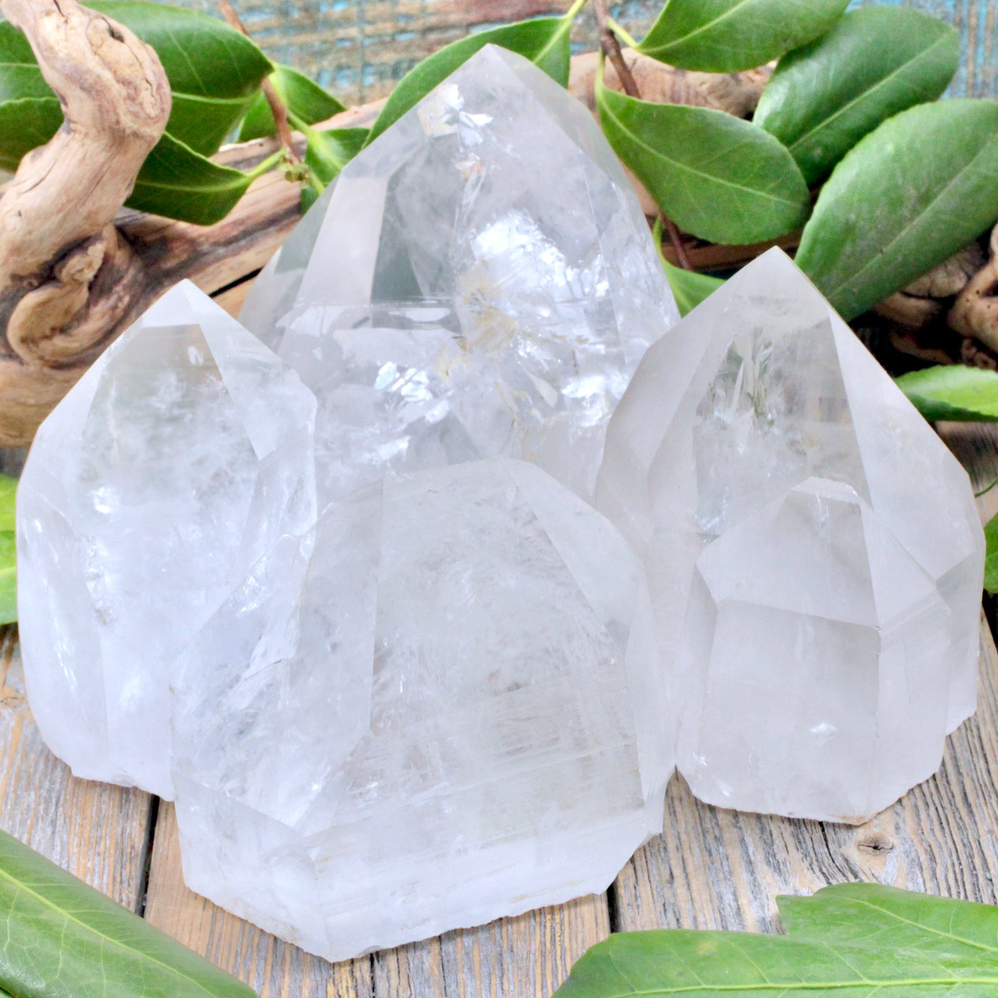 Lemurian Quartz Cut Base