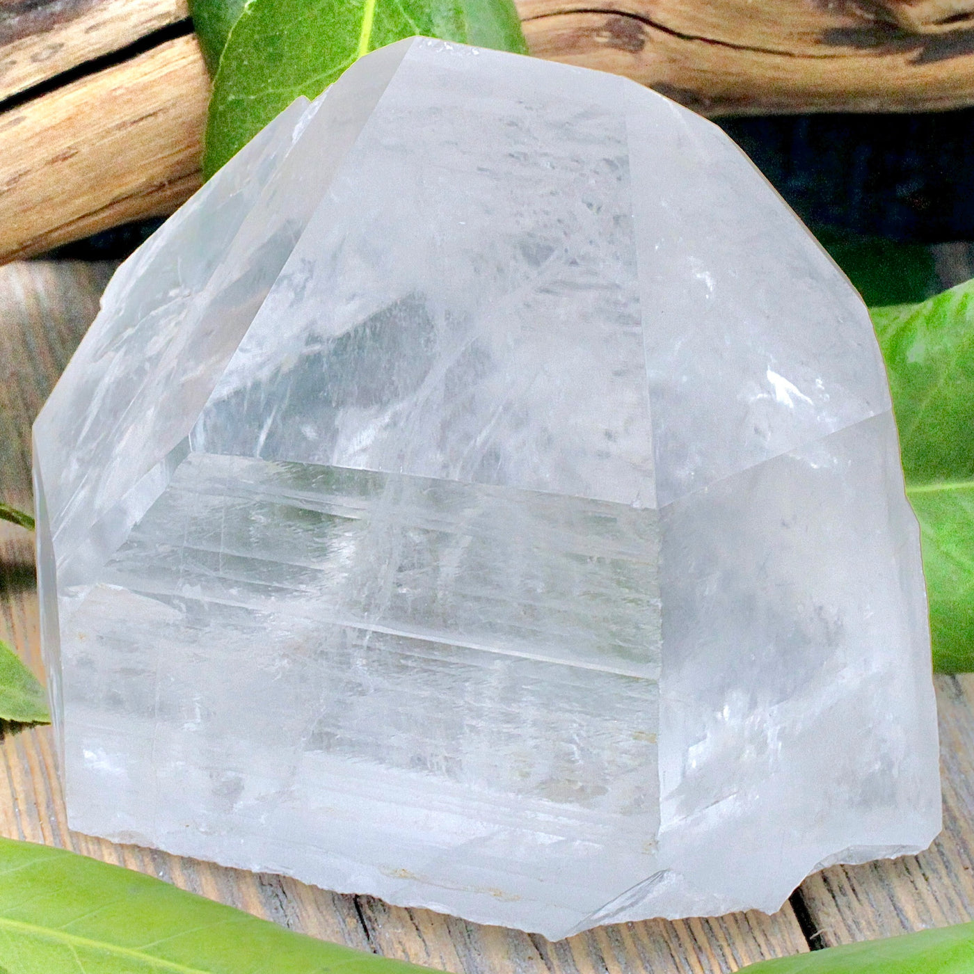 Lemurian Quartz Cut Base