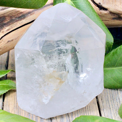 Lemurian Quartz Cut Base