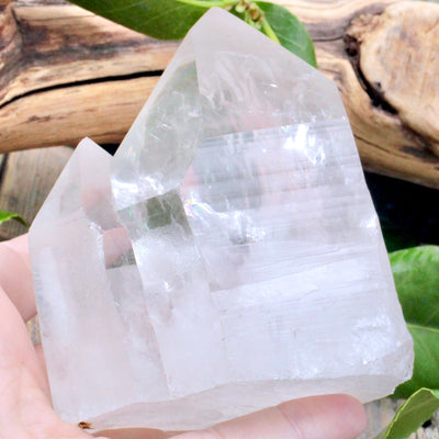 Lemurian Quartz Cut Base