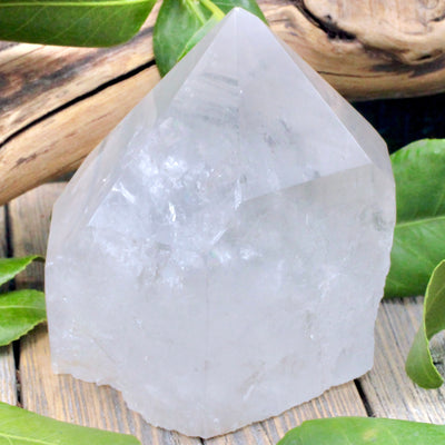 Lemurian Quartz Cut Base