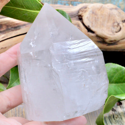 Lemurian Quartz Cut Base