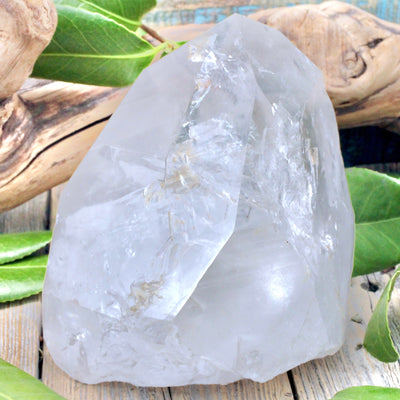 Lemurian Quartz Cut Base