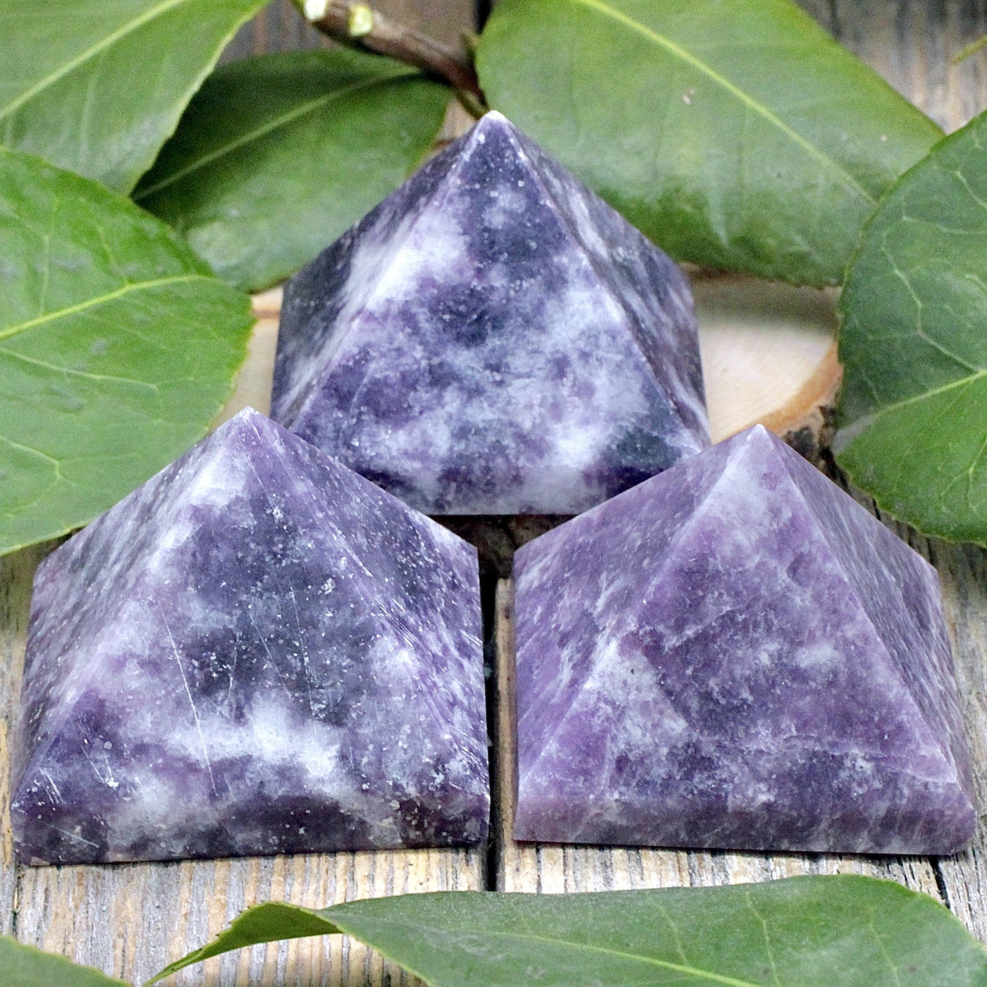 Lepidolite Pyramid