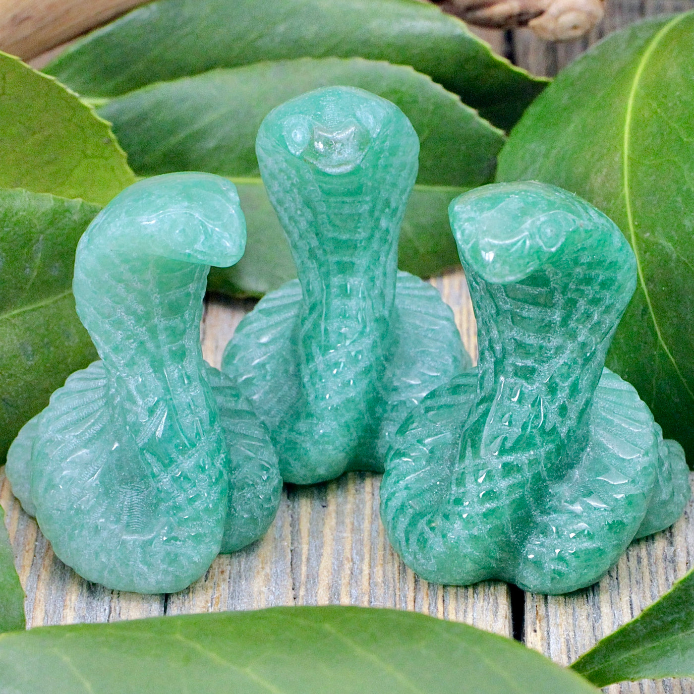 Green Aventurine Cobra