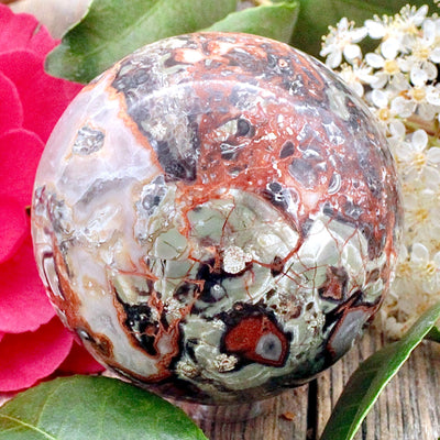 Money Agate Sphere