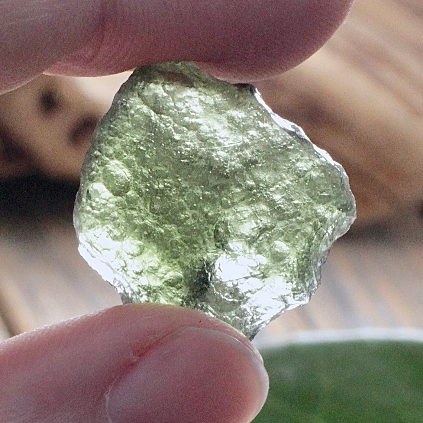 Moldavite Rough Chunk - Extra Small