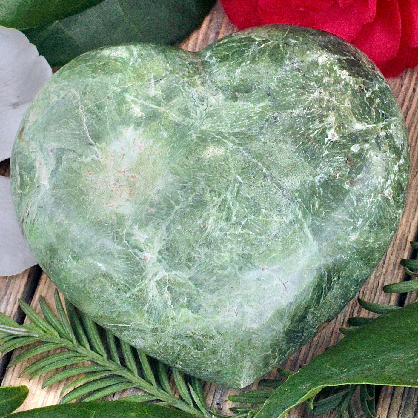 Chrysoprase Heart