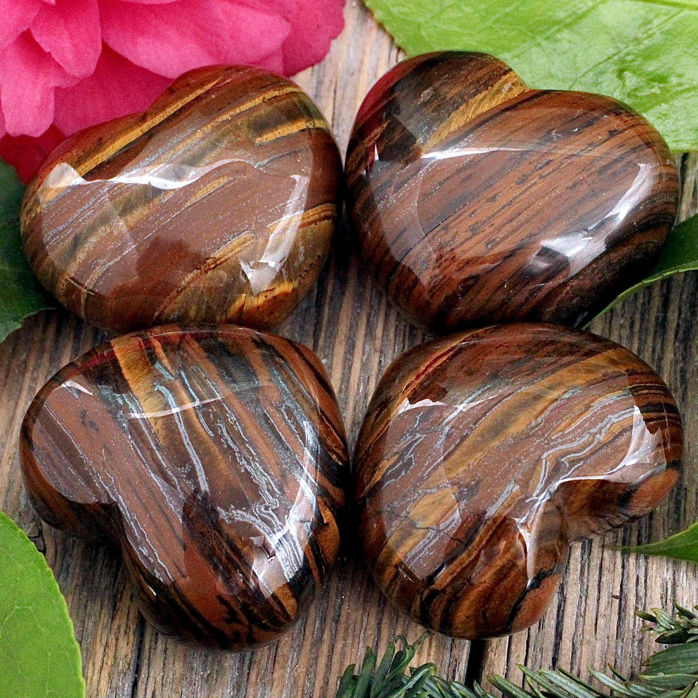 Tiger's Eye Heart