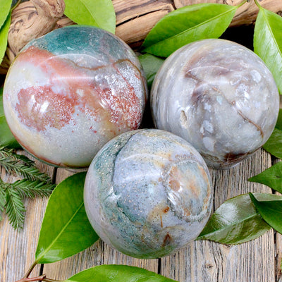 Ocean Jasper Sphere