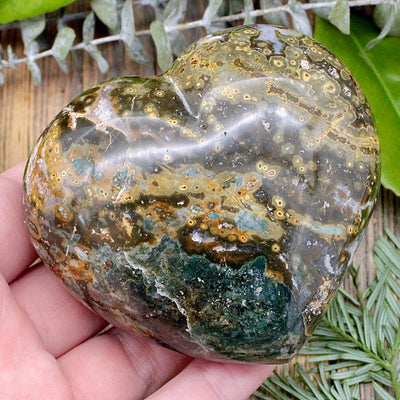 Ocean Jasper Heart