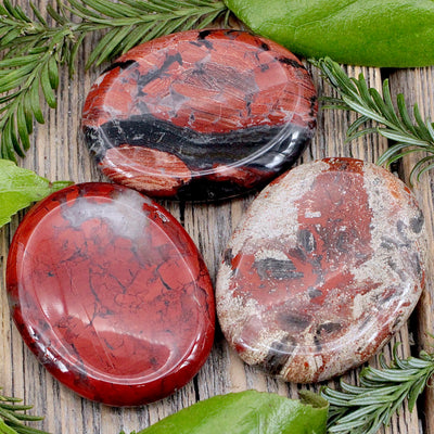 Red Jasper Worry Stone