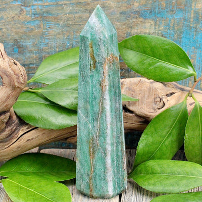 Dark Green Aventurine Tower