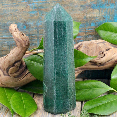 Dark Green Aventurine Tower