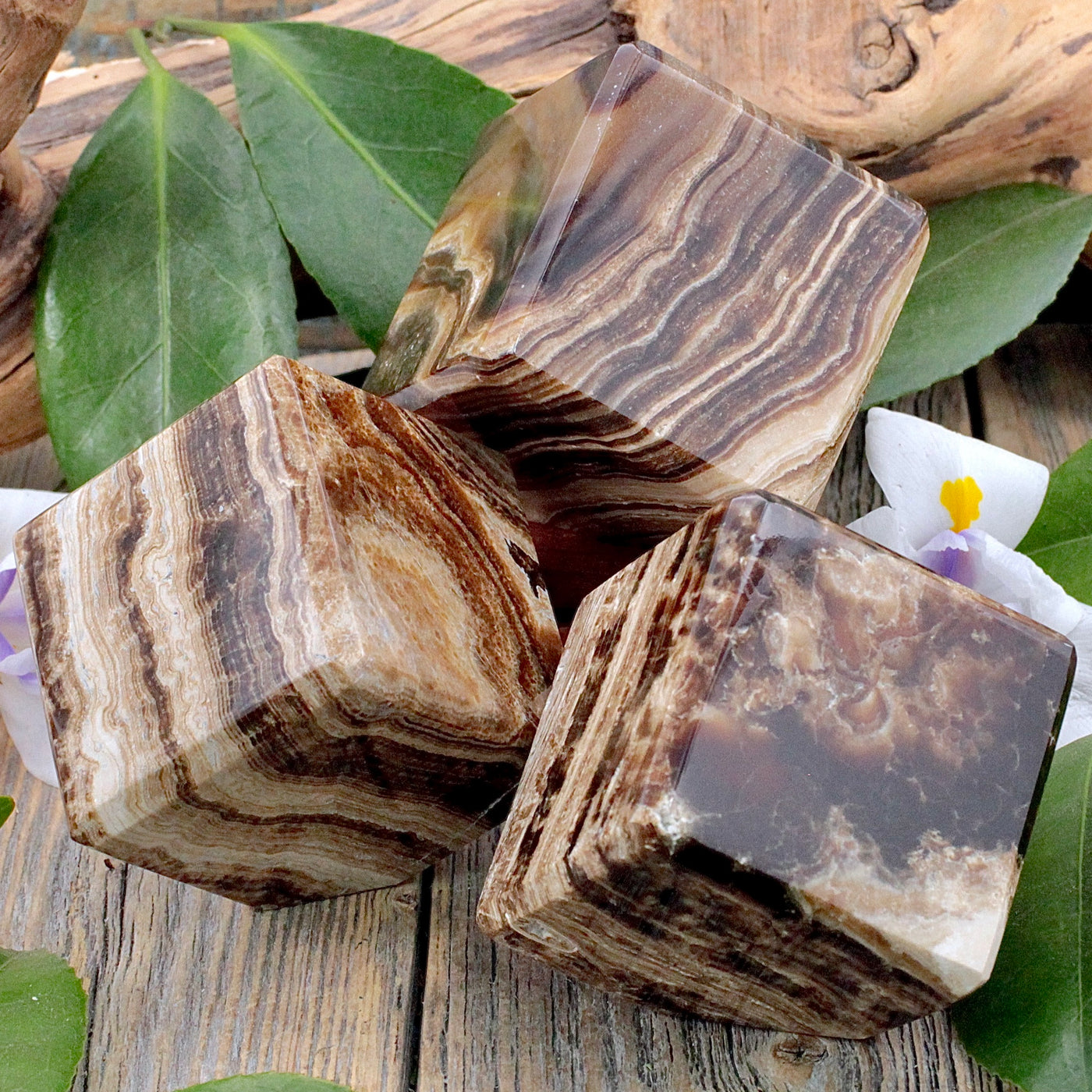 Chocolate Calcite Cube