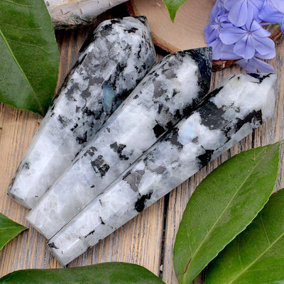 Rainbow Moonstone Wand