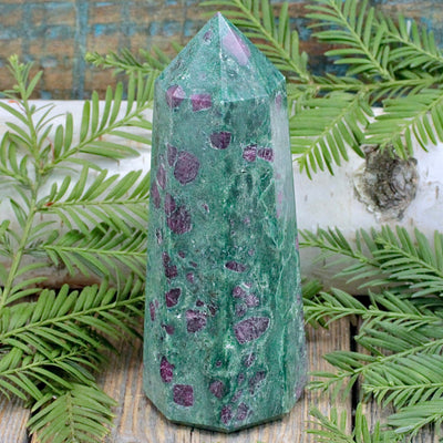 Ruby in Fuchsite Tower