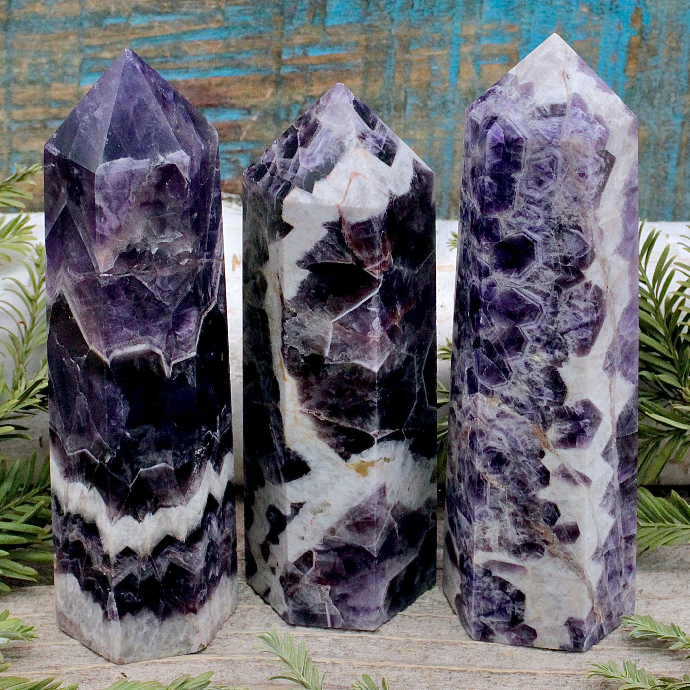 Chevron Amethyst Tower