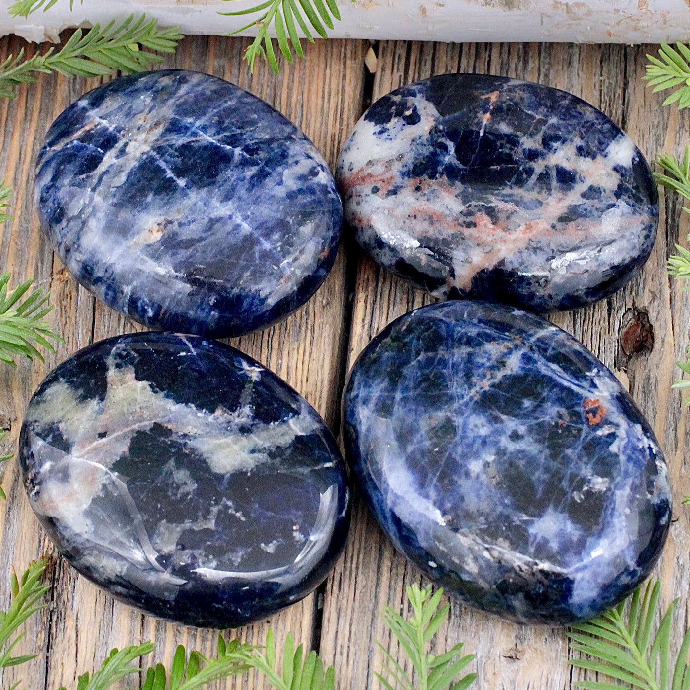 Sodalite Palm Stone