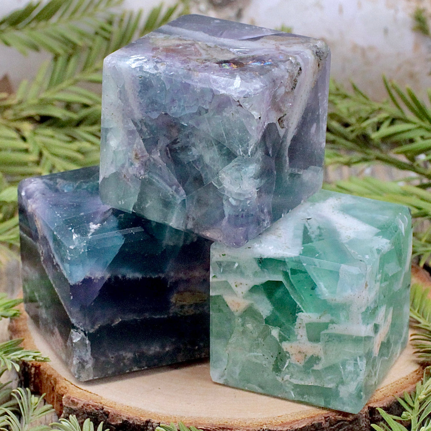 Fluorite Cube