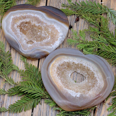 Druzy Agate Heart B