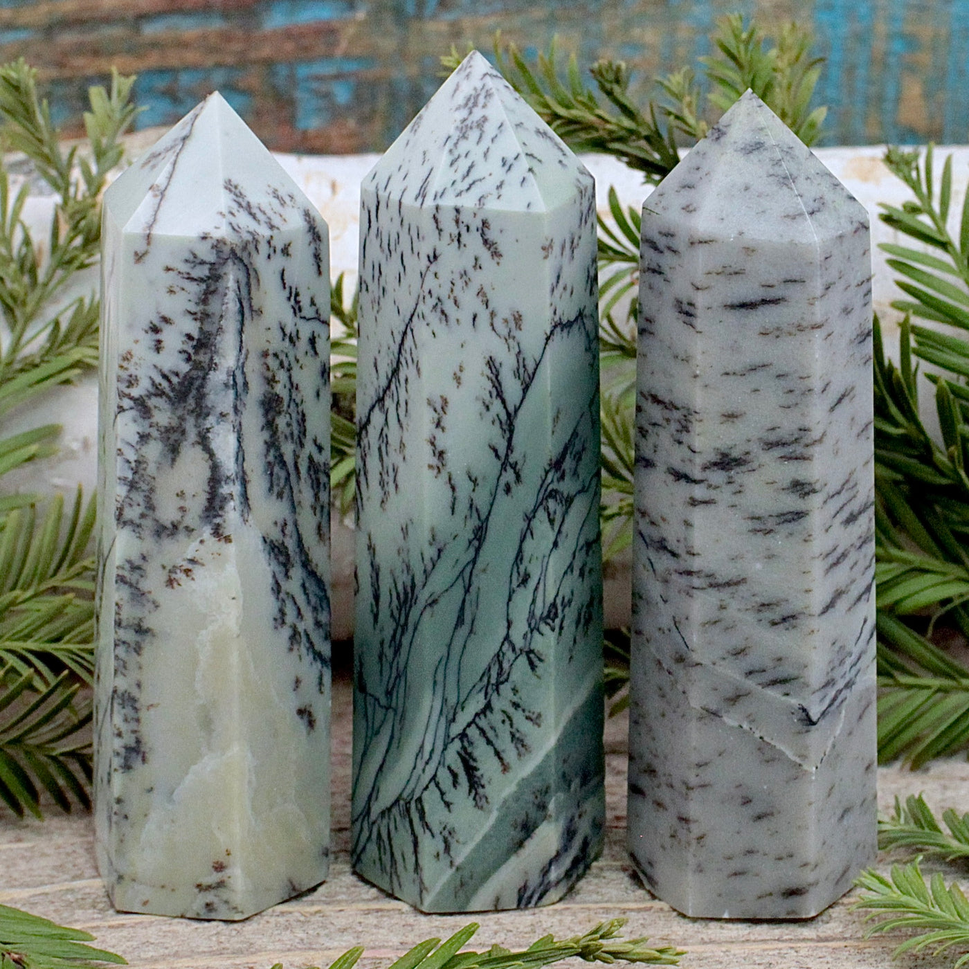 Dendritic Jasper Tower