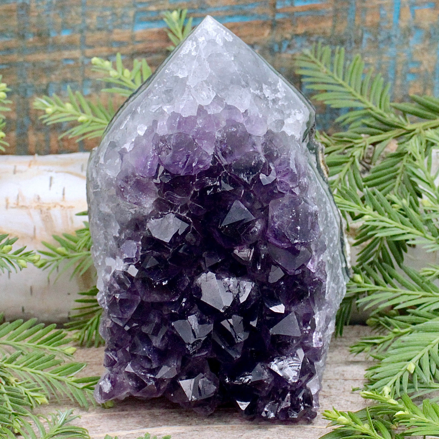 Amethyst Druzy Top Polish Point D