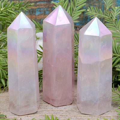 Rose Quartz Angel Aura Tower