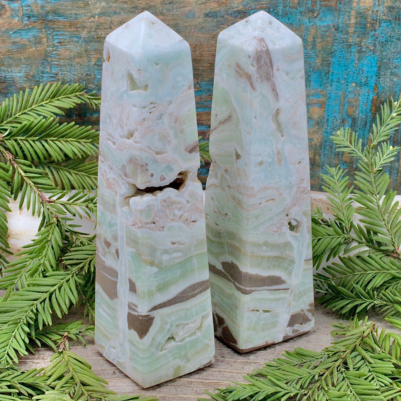 Caribbean Calcite Obelisk