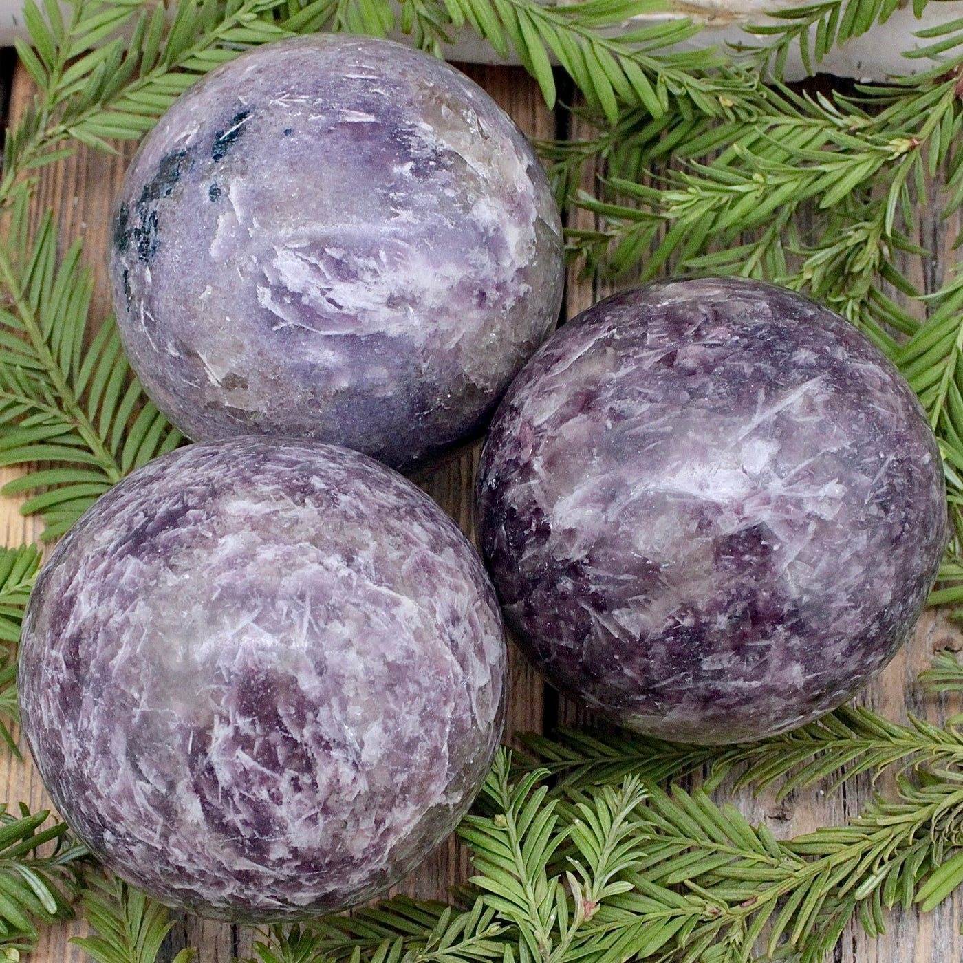 Lepidolite Sphere