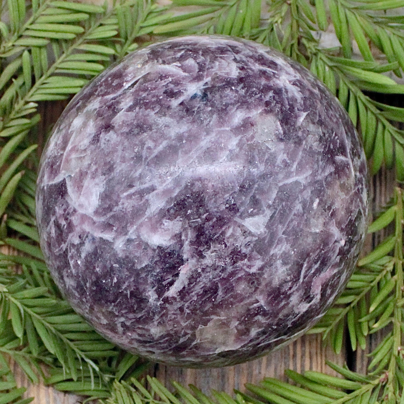 Lepidolite Sphere