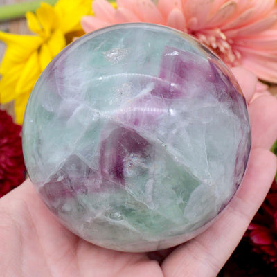 Rainbow Fluorite Sphere