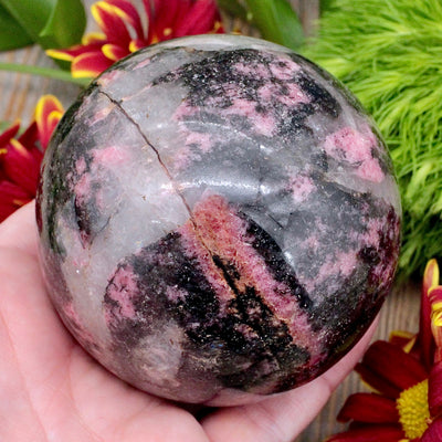 Rhodonite Sphere