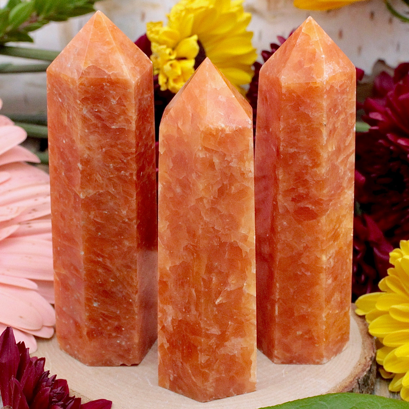 Orange Calcite Tower