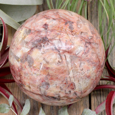 Red Opal Sphere