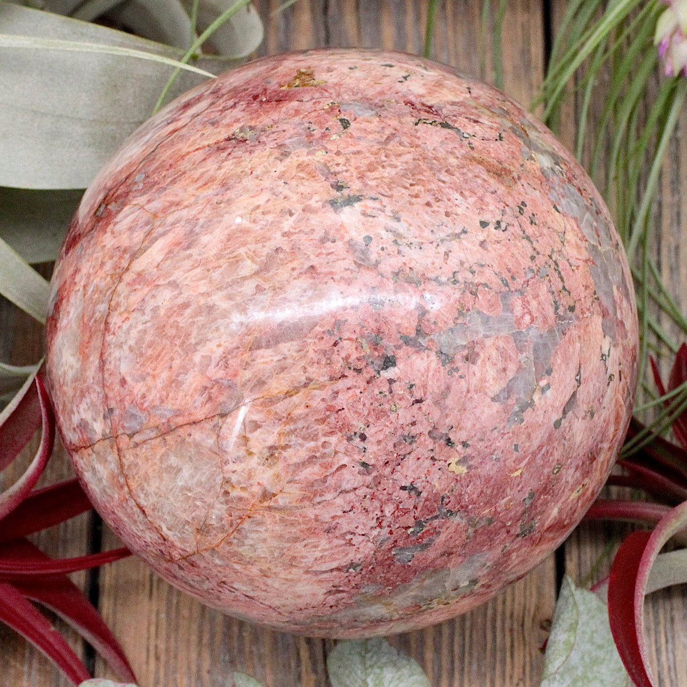 Red Opal Sphere