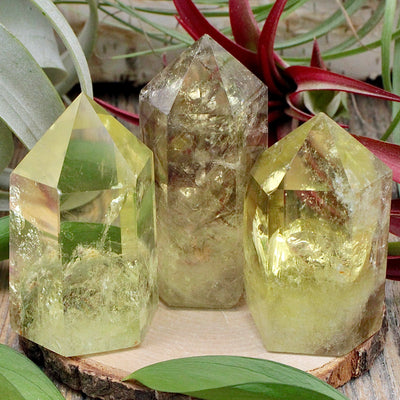 Natural Citrine Tower