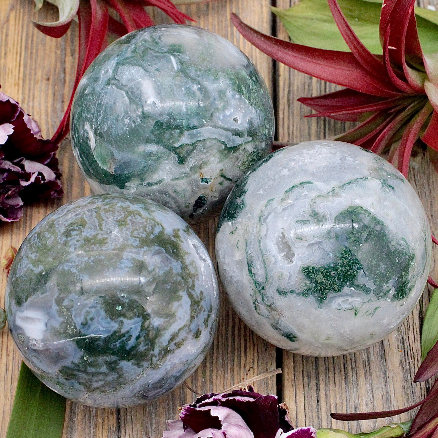 Moss Agate Sphere A