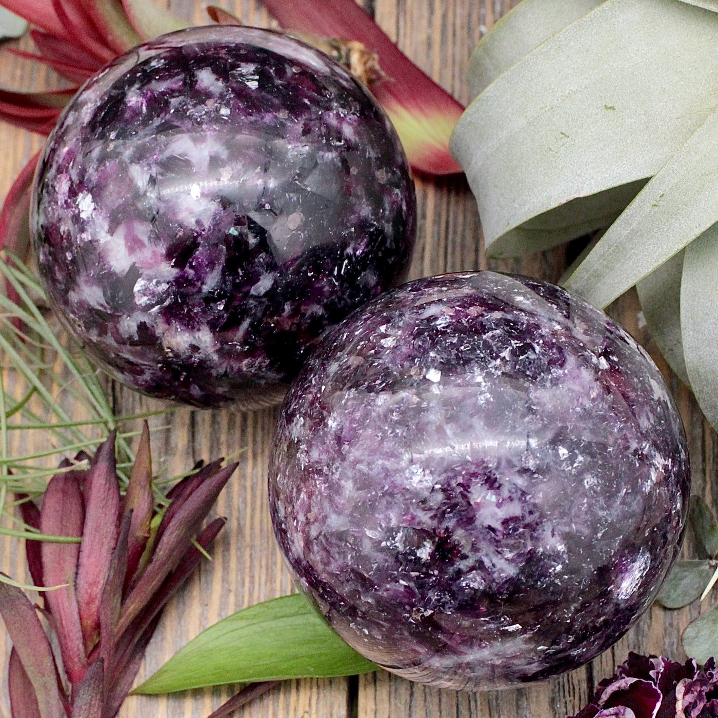 Lepidolite Sphere D