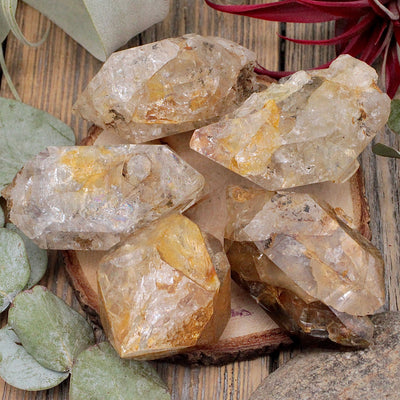 Golden Herkimer Diamond Rough Chunk