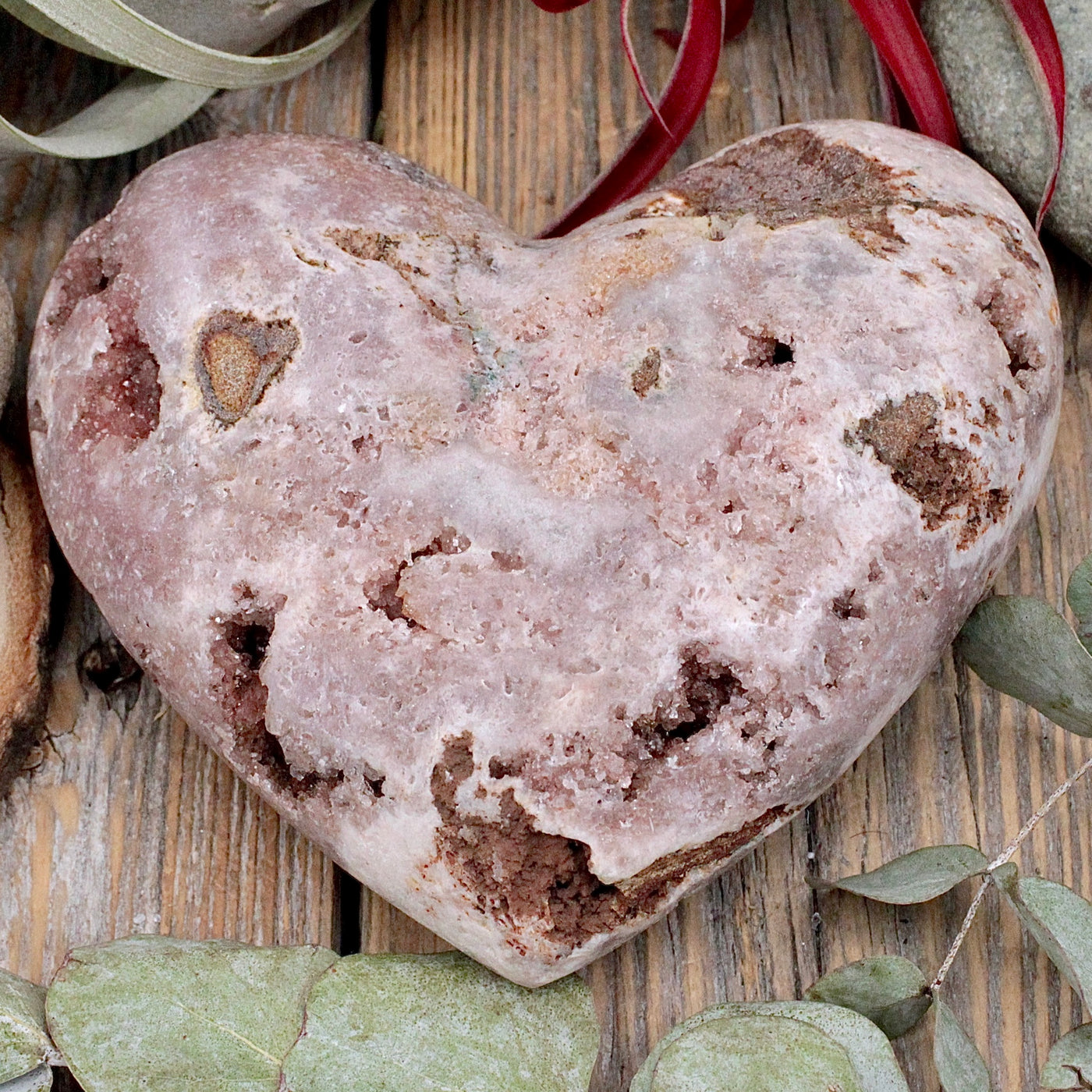 Pink Amethyst Heart