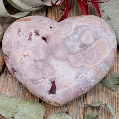 Pink Amethyst Heart