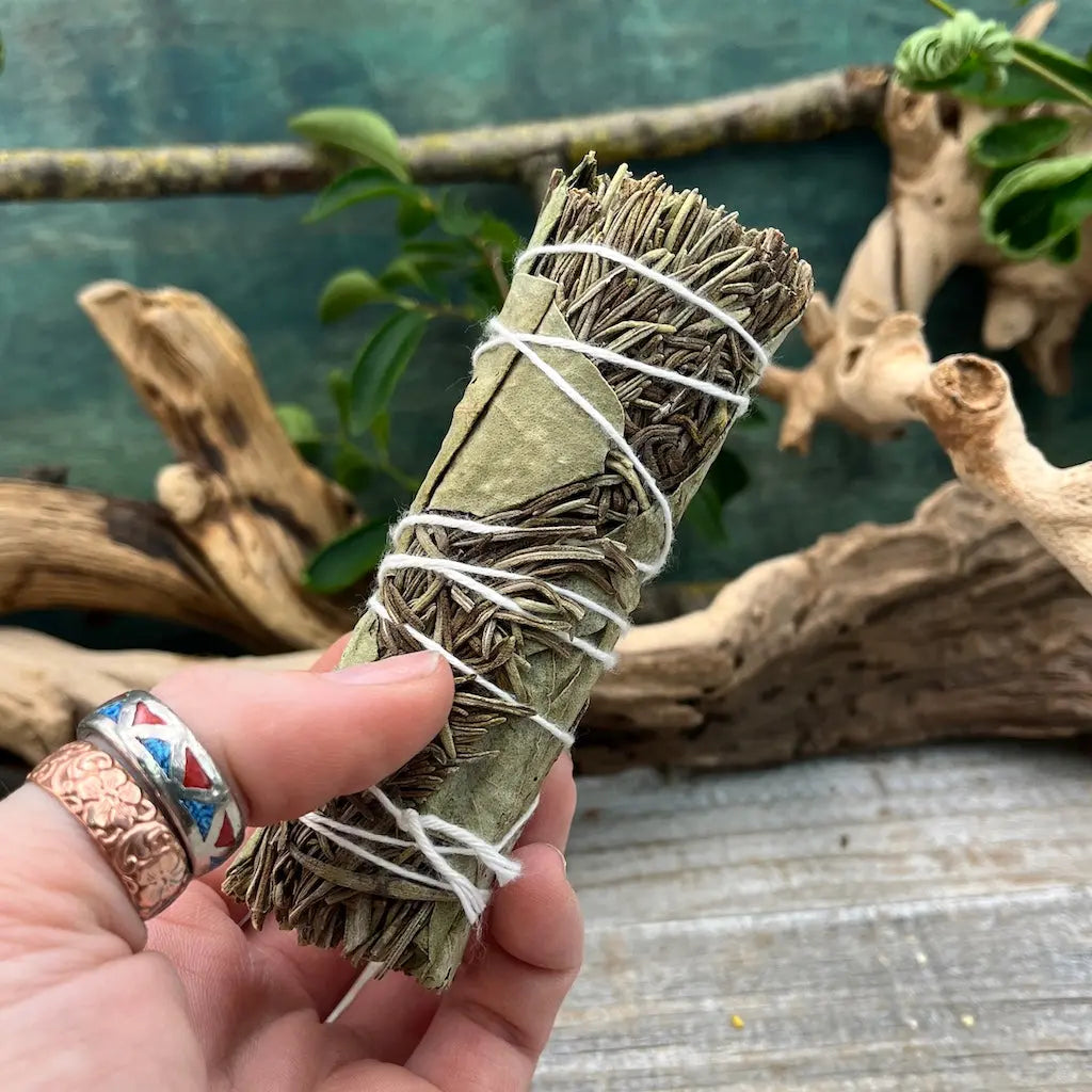 Rosemary Cedar Smoke Cleanse Wand