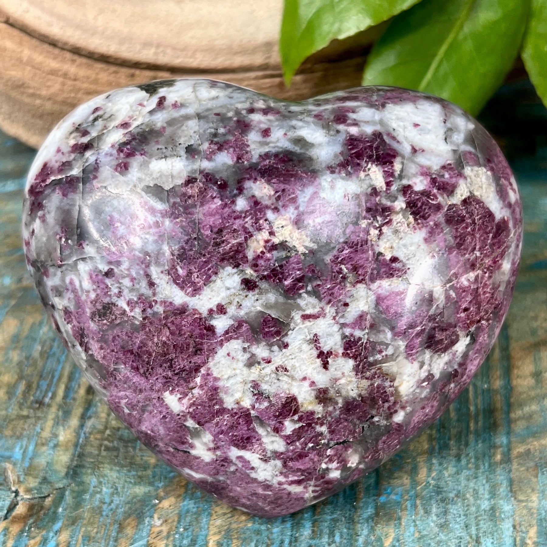 Rubellite heart