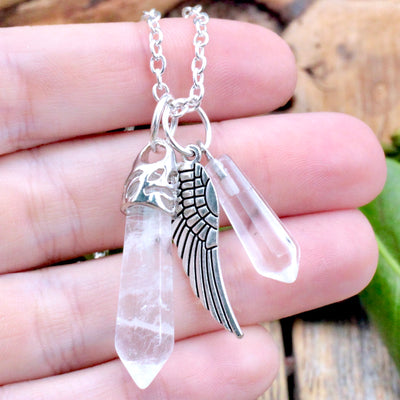 Quartz Guardian Stone Necklace