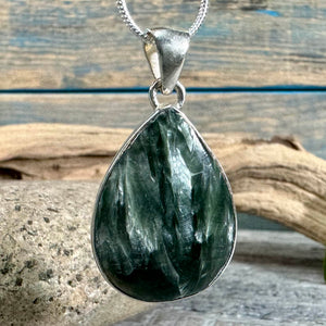 Seraphinite pendant necklace