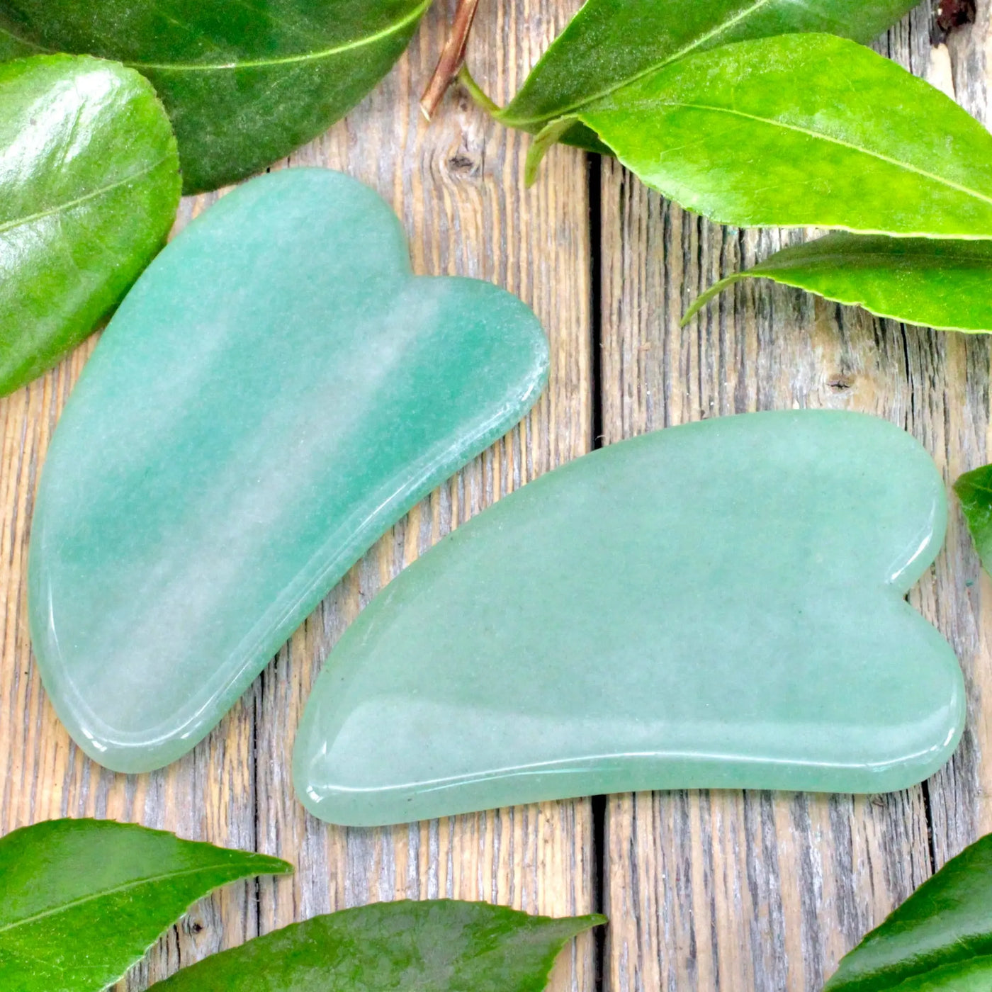 Green Aventurine Gua Sha - Facial Massager - Large