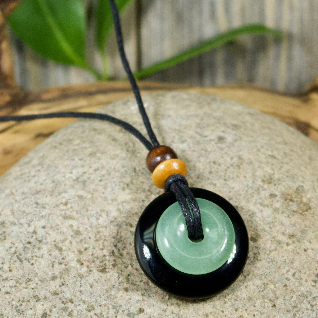 Green Aventurine and Black Jasper
Destiny Duo