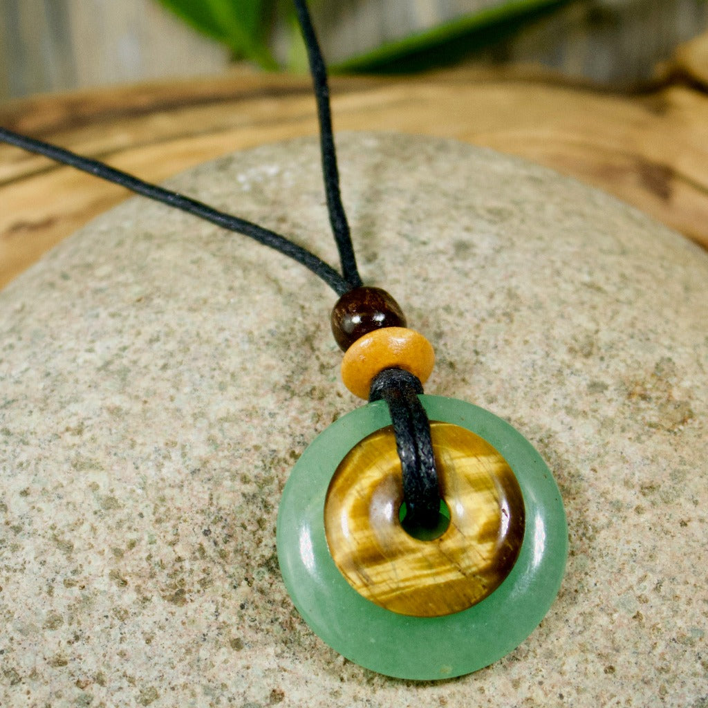 Tiger's Eye and Green Aventurine
Destiny Duo