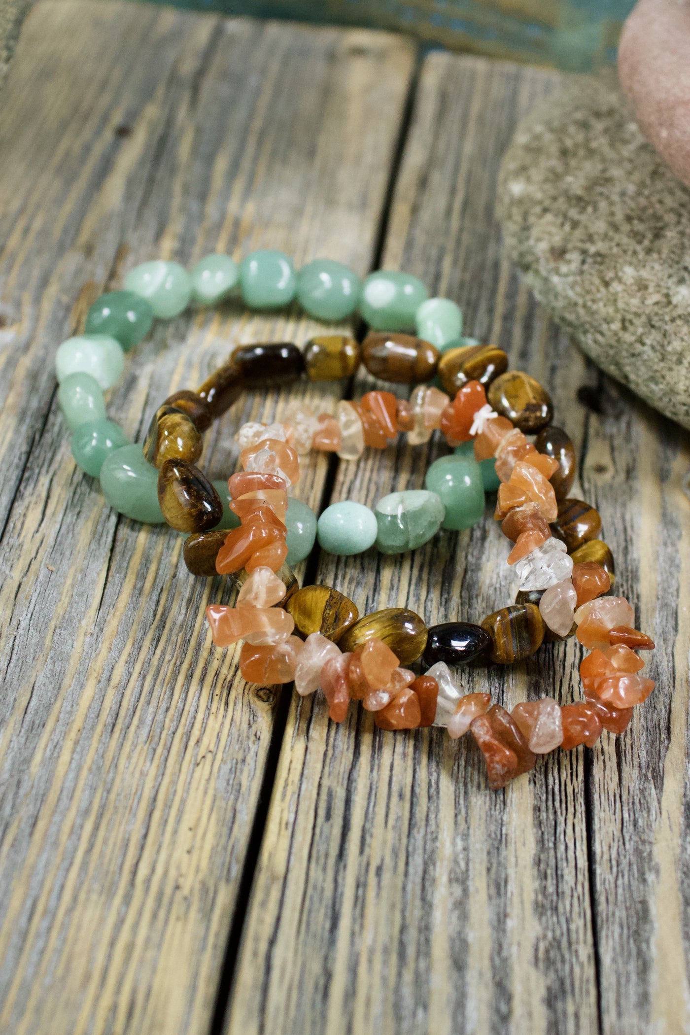 Abundance and Vitality Intentions Bracelet Set